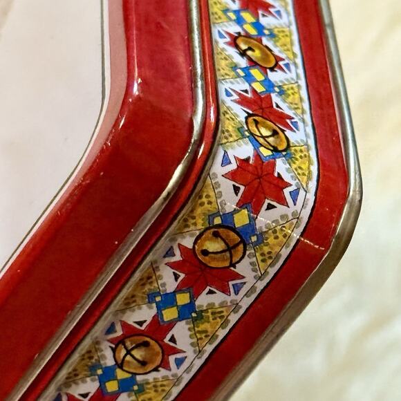 VTG 1987 Santa Claus Father Christmas Decorative Tin Art By Marson Hong Kong - Picture 13 of 16